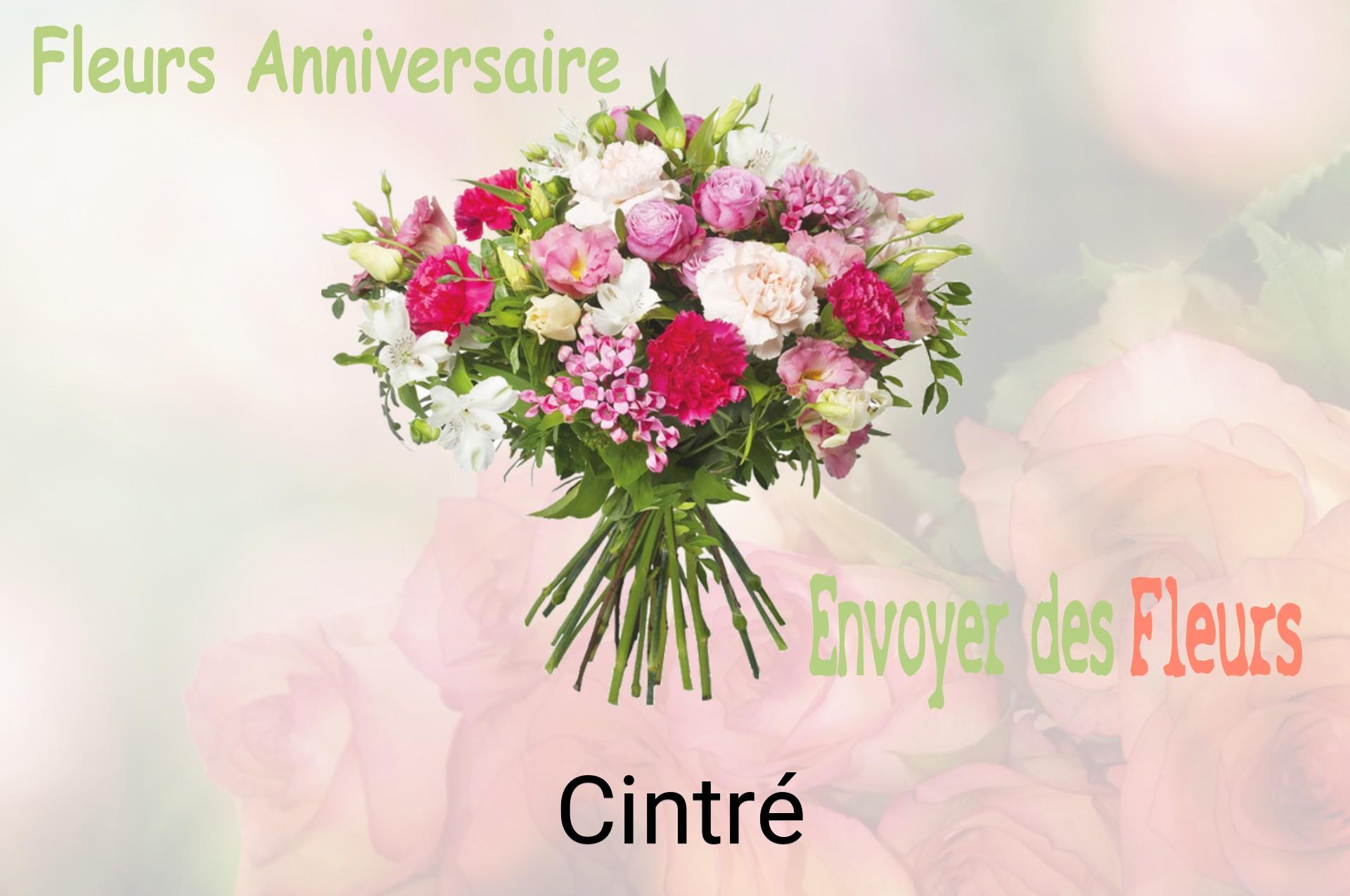 Bouquet de fleurs d’anniversaire livré à Cintré